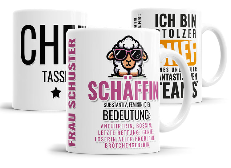 Chef & Chefin Tassen – Stilvolle Geschenke für Führungskräfte