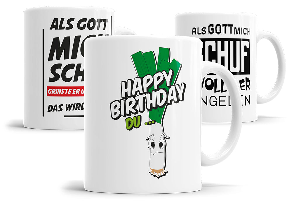 Geburtstagstassen Spruch