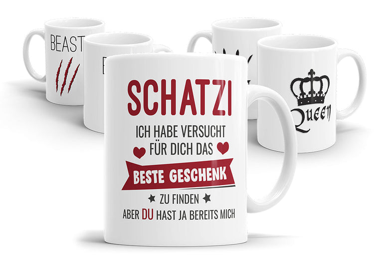 Bedruckte Pärchen Tassen – Personalisierte Geschenke für Paare