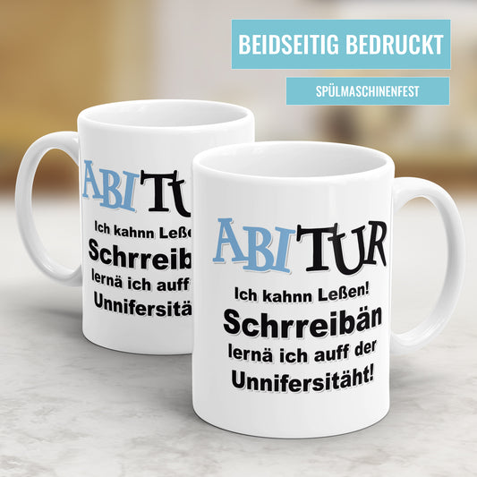 Abitur ich kann lesen - Abitur Abschluss Tasse - Fulima