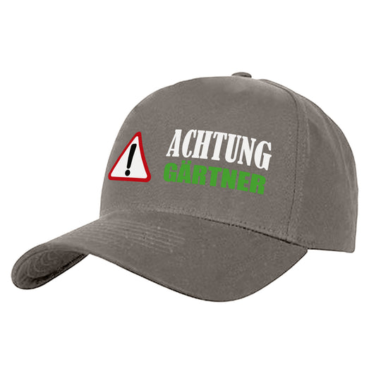 Achtung Gärtner - Cap Grau - Fulima