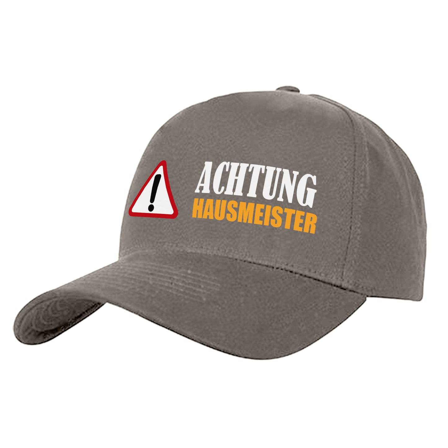 Achtung Hausmeister - Cap Grau - Fulima