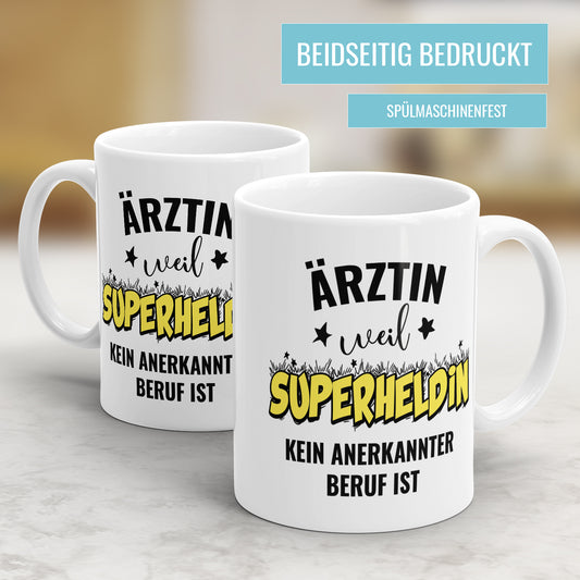 Arthelferin weil Superheldin kein anerkannter Beruf ist Arthelferin Tasse - Fulima