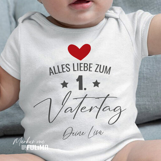 Babybody - Alles liebe zum 1. Vatertag - Geschenkidee Vatertag - FULiMA®