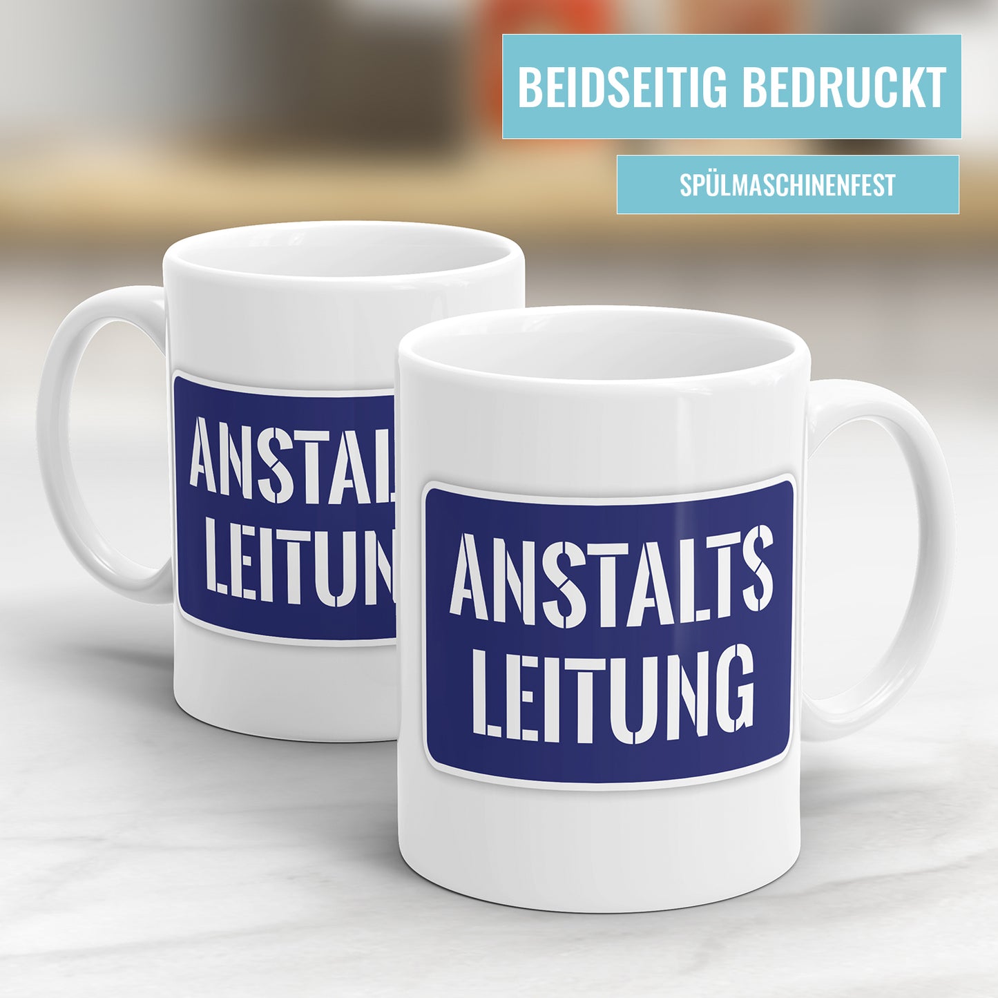 Lustige Anstaltsleitung Tasse – Witzige Sprüche – Perfektes Geschenk - Fulima