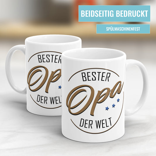Bester Opa der Welt Sterne - Bester Opa Tasse - Fulima