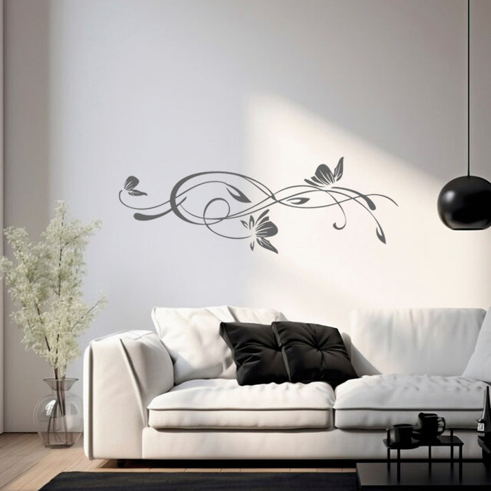 Blumenranke Wandtattoo - Fulima