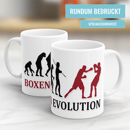 Boxen Evolution Tasse - Geschenkidee für Boxer - Fulima