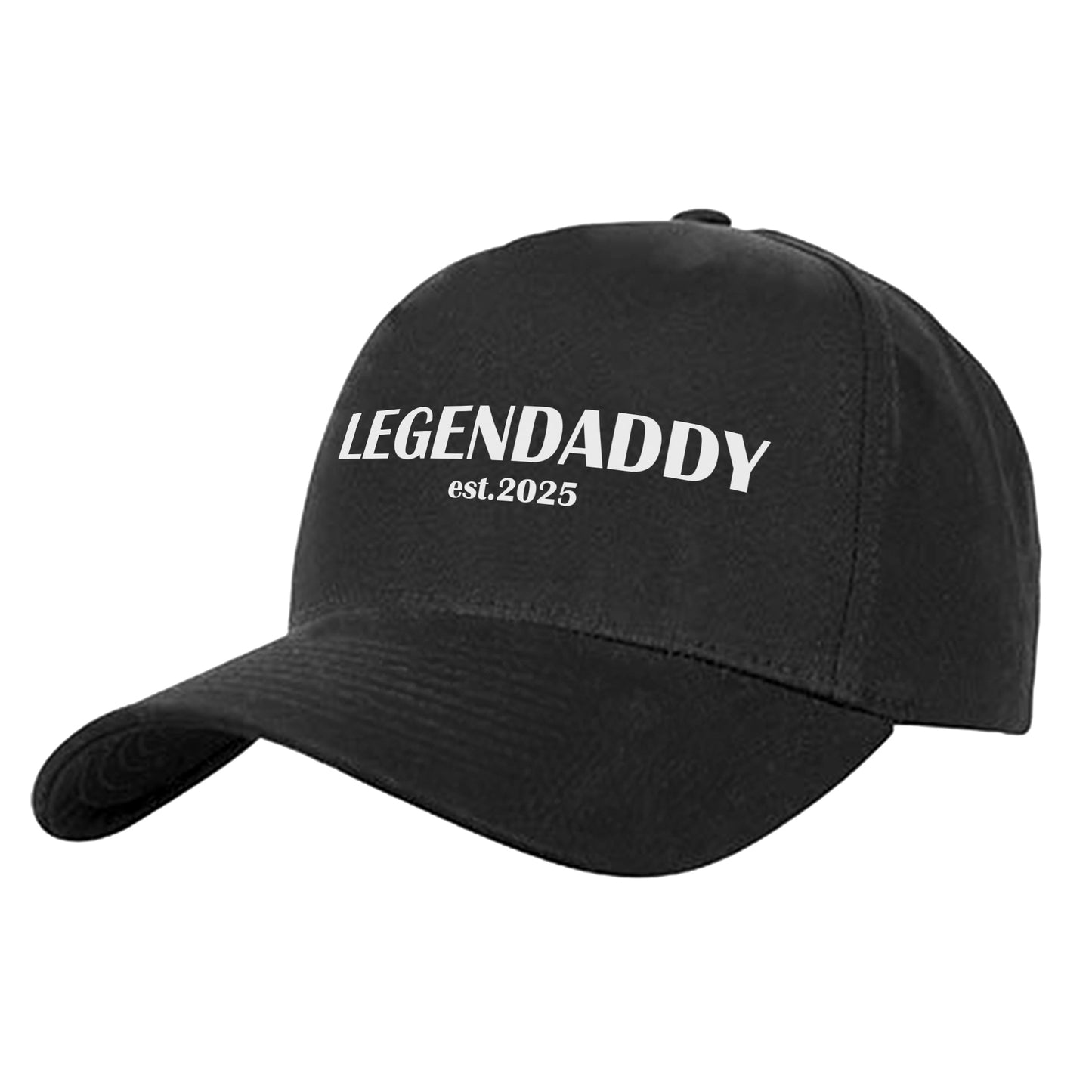 Papa Cap - Legendaddy est Wunschjahr - Geschenkidee Schwarz - Fulima