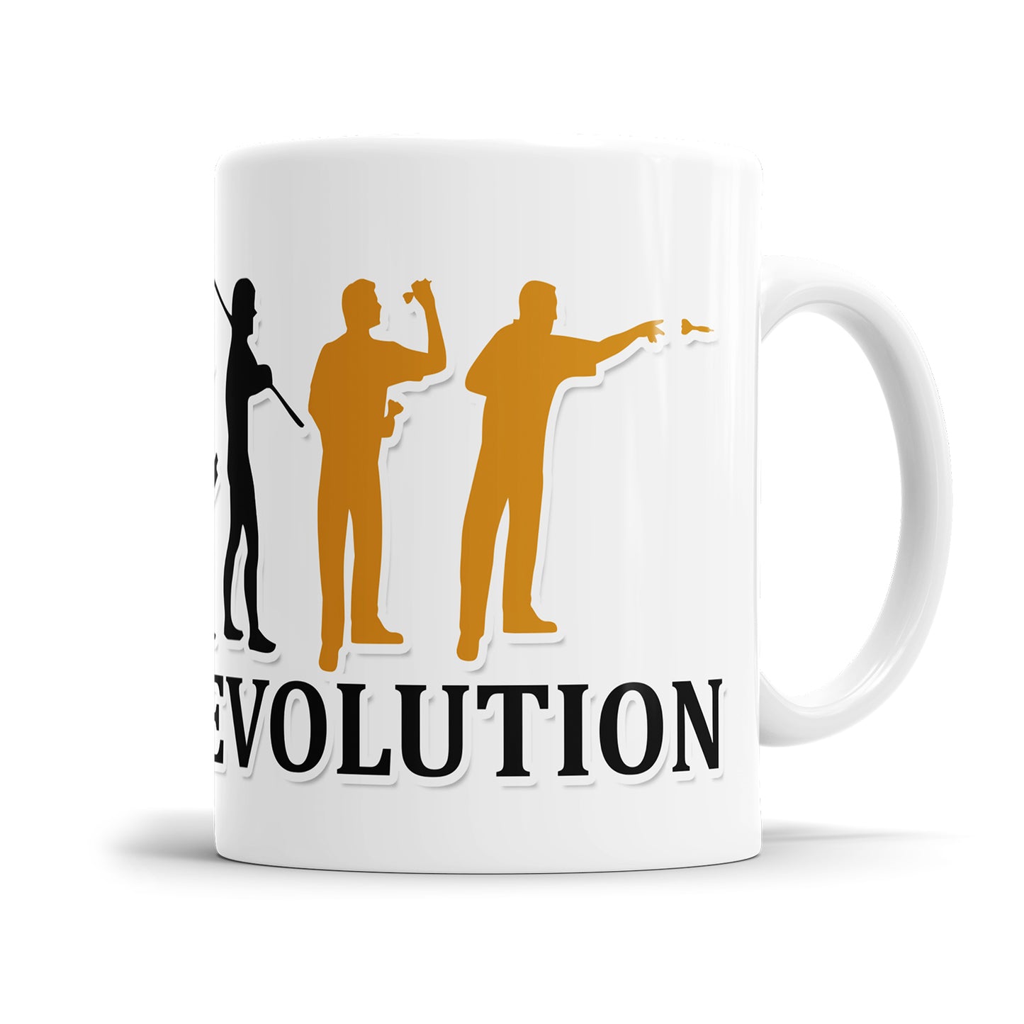 Dart Evolution Tasse - Geschenkidee für Dartspieler