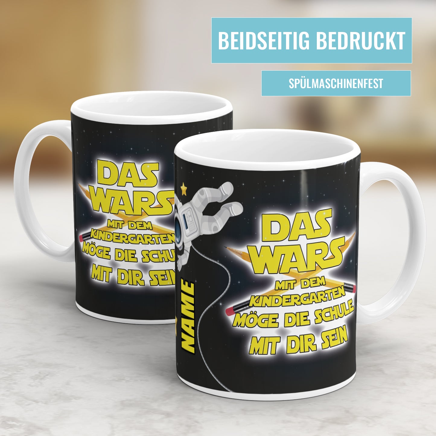 Das wars mit dem Kindergarten möge die Schule mit dir sein - Kindertasse - Fulima