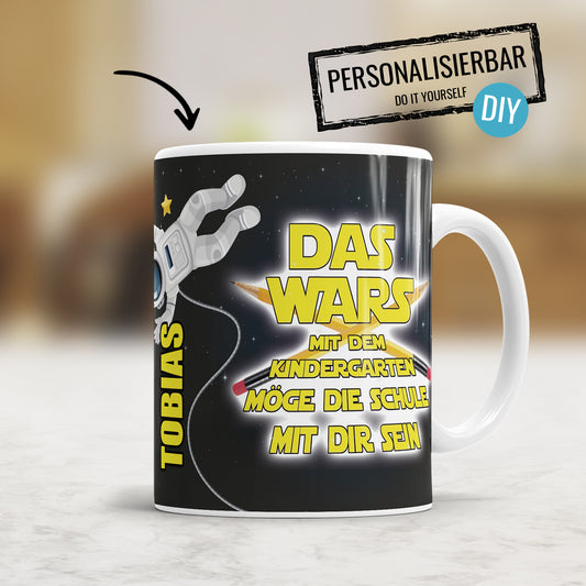 Das wars mit dem Kindergarten möge die Schule mit dir sein - Kindertasse - Fulima