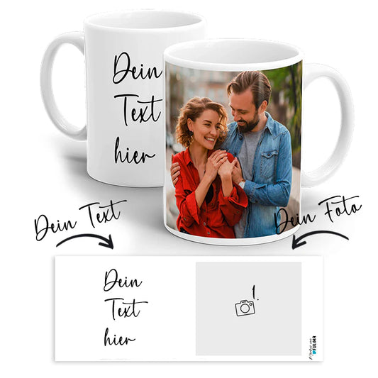 Fototasse mit Foto und Wunschtext - Fulima