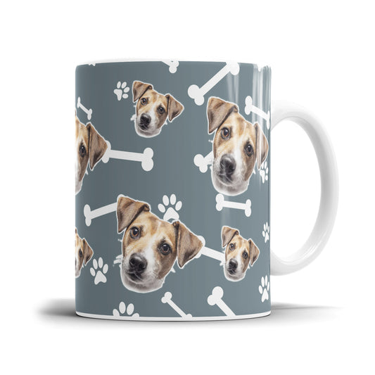 Hundeliebhaber Tasse - Personalisierte Hundetasse mit Foto Stickerbomb - Fulima