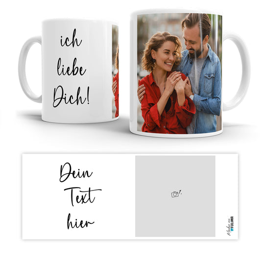 Fototasse mit Foto und Wunschtext - Fulima