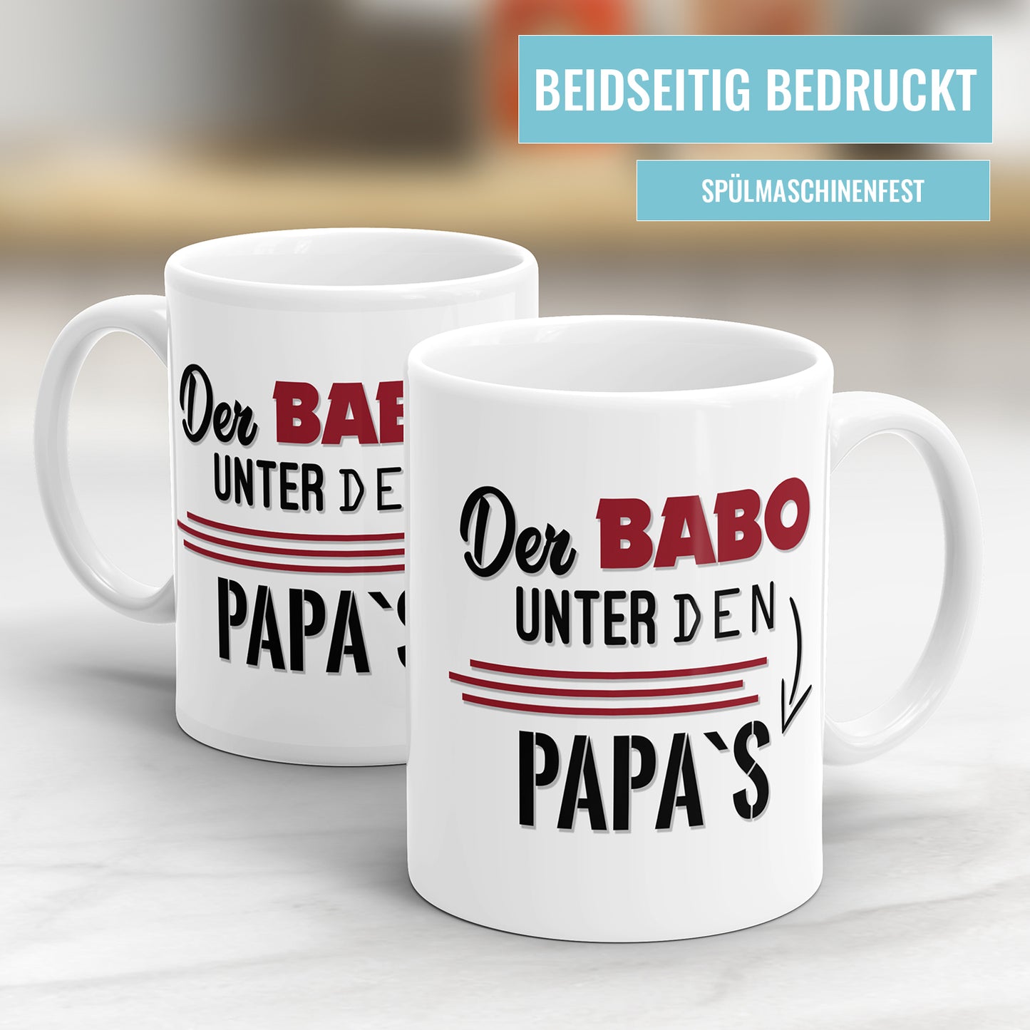 Der Babo unter den Papas - Papa Tasse - Fulima