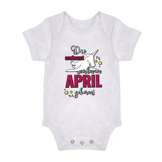 Babybody - Die schönsten Einhörner werden im WUNSCHMONAT geboren April - FULiMA®