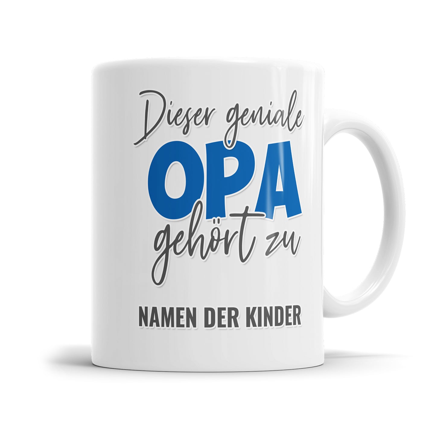 Dieser geniale Opa gehört zu - Personalisierte Opa Tasse - Fulima