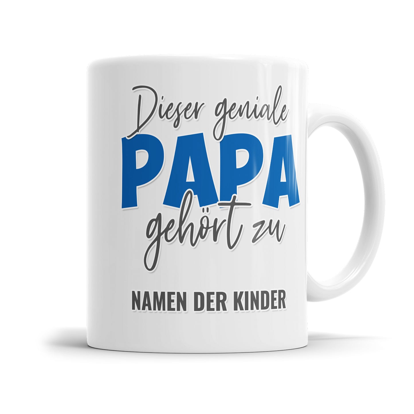 Dieser geniale Papa gehört zu - Personalisierte Papa Tasse - Fulima