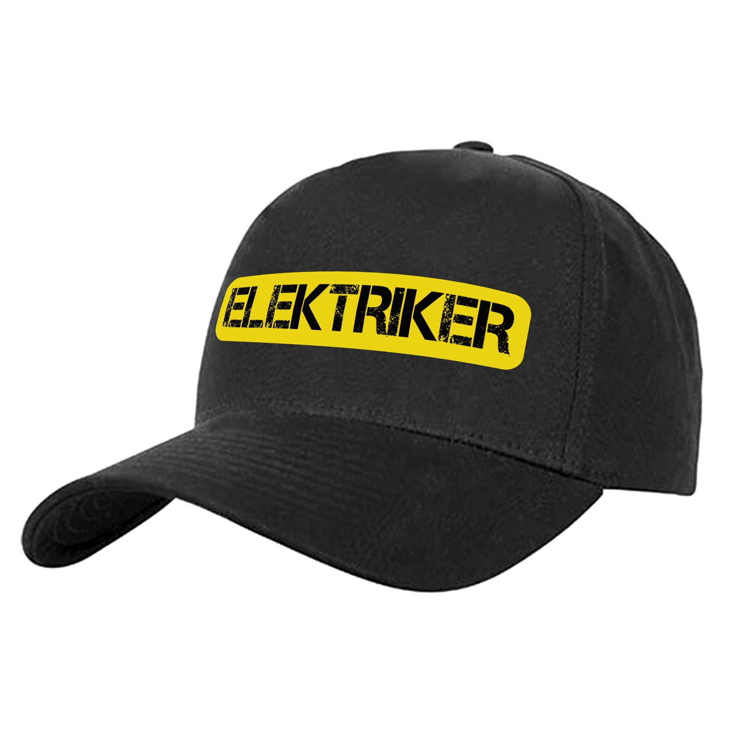 Elektriker Hinweis - Cap Schwarz - Fulima