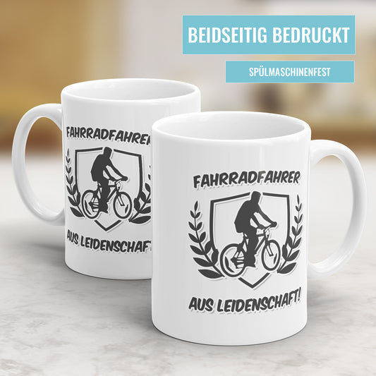 Fahrradfahrer aus Leidenschaft Tasse Geschenkidee für Radfahrer - Fulima