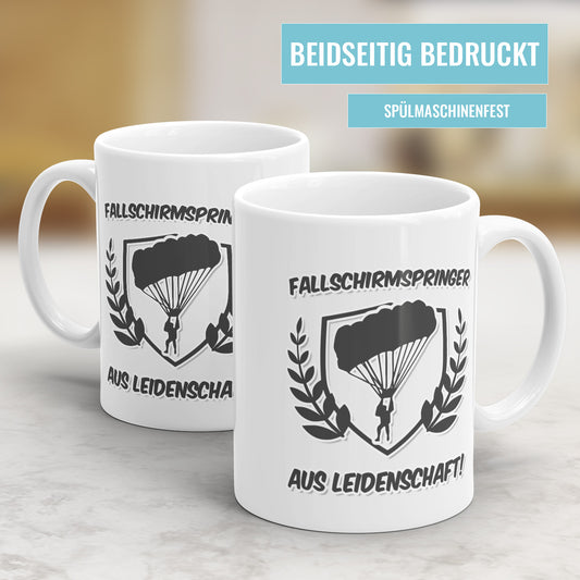 Fallschirmspringer aus Leidenschaft Tasse Geschenkidee für Skydiver - Fulima