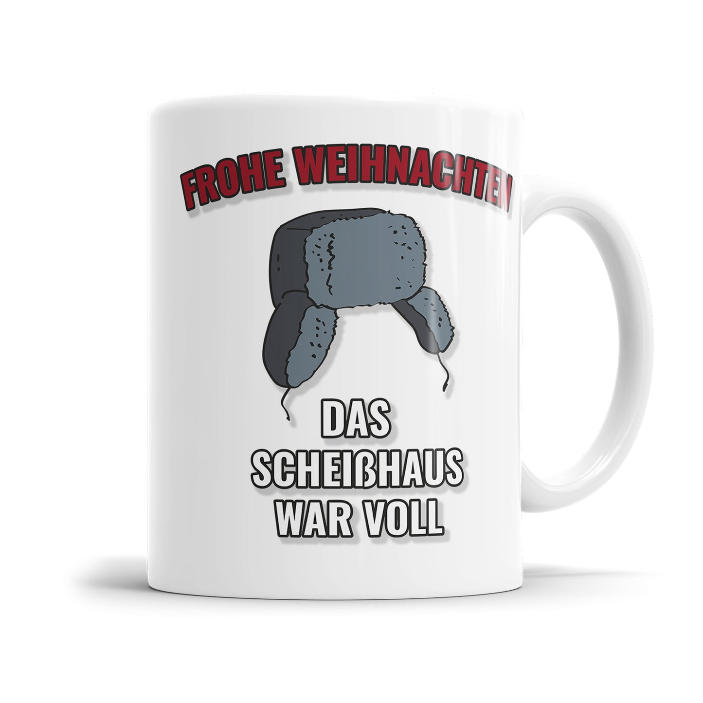 Frohe Weihnachten das Scheißhaus war voll Weihnachtstasse - Fulima