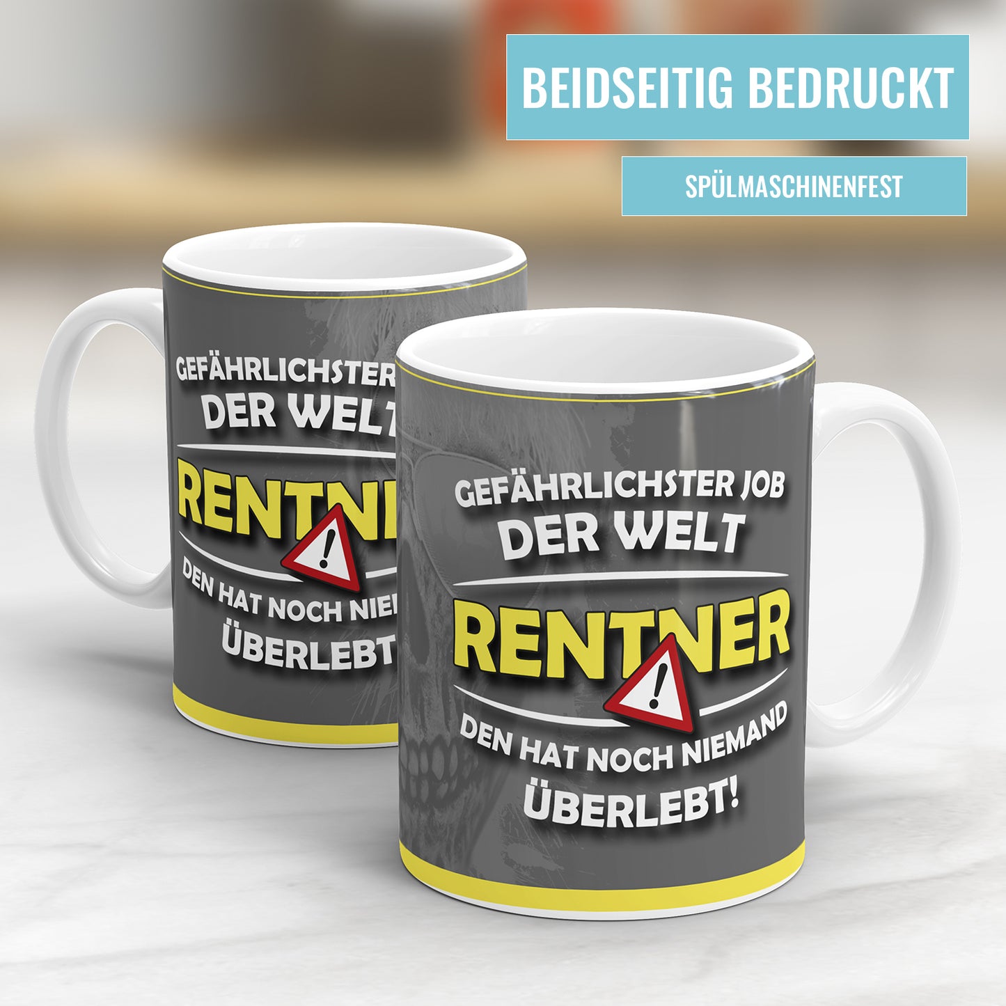 Gefährlichster Job der Welt Rentner den hat noch niemand überlebt - Rente Tasse - Fulima