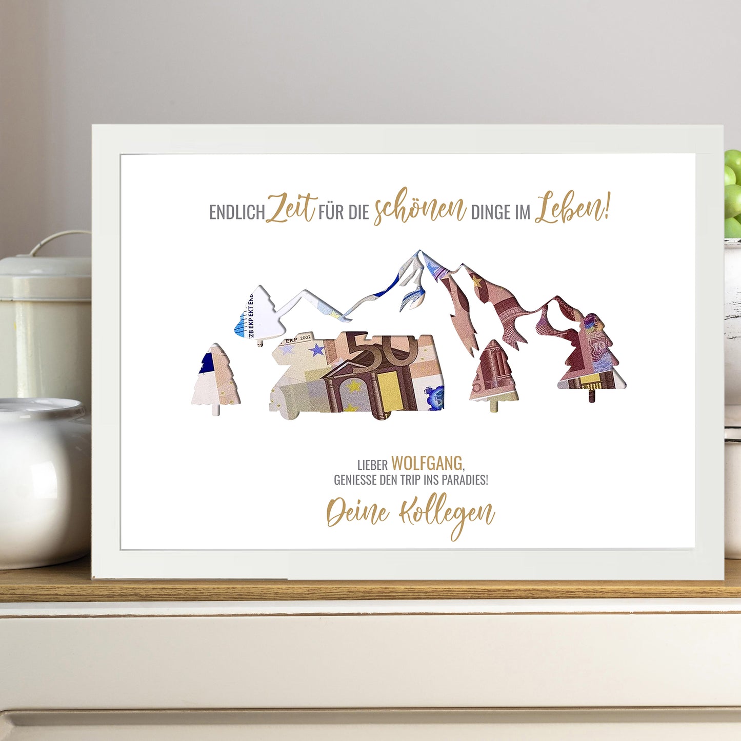 Rente Geldgeschenk - Endlich Zeit für die schönen Dinge im Leben Wohnmobil - Fulima