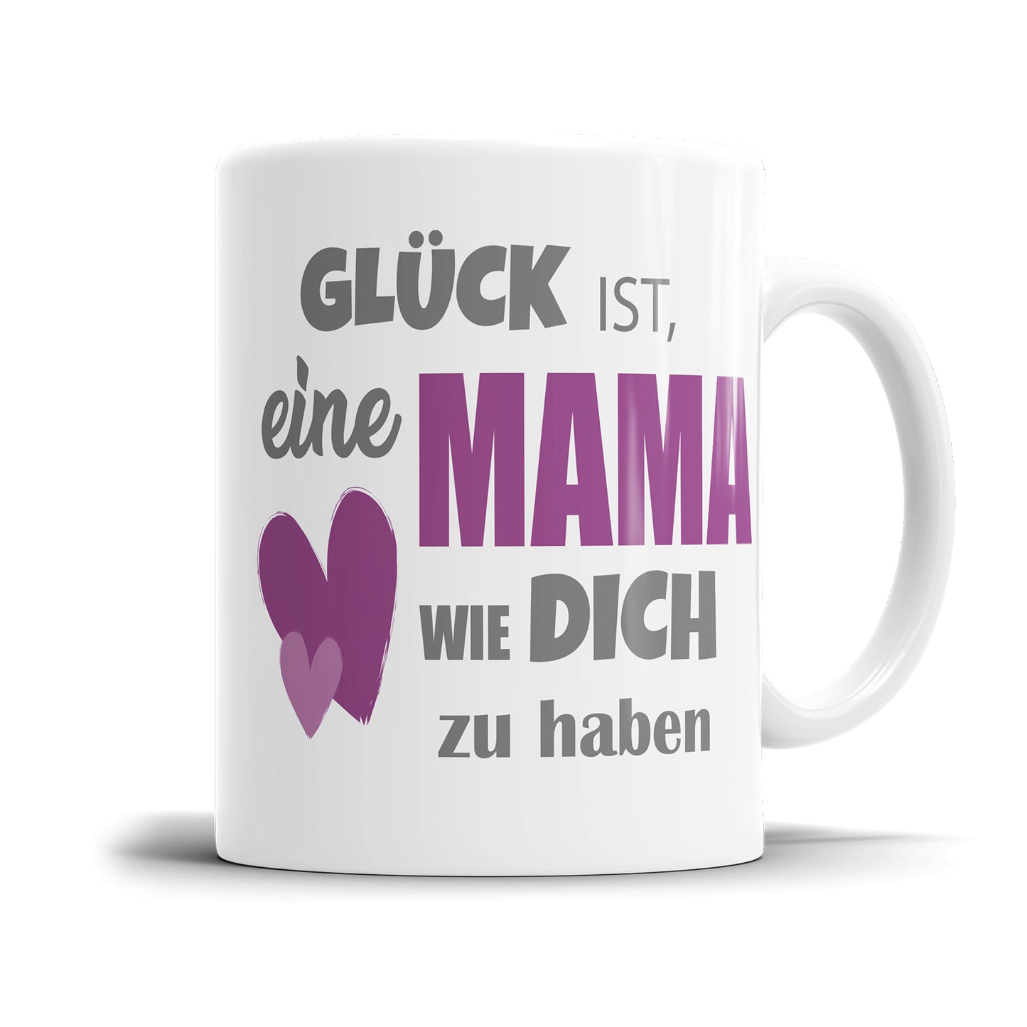 Glück ist, eine Mama wie Dich zu haben - Geschenk Tasse für Mama - Fulima