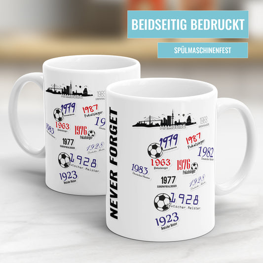 Hamburg Titel Never forget - Hamburg Tasse - Fulima
