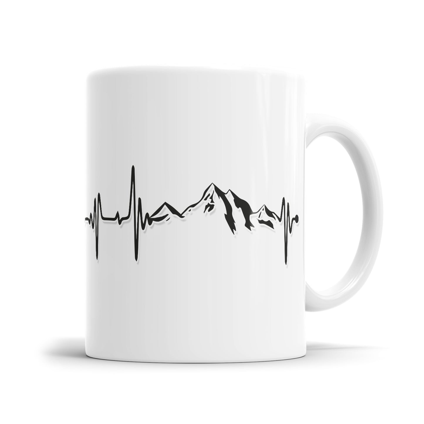 Berge Herzschlag Tasse - Mein Herzschlag Berge Wandern - Fulima