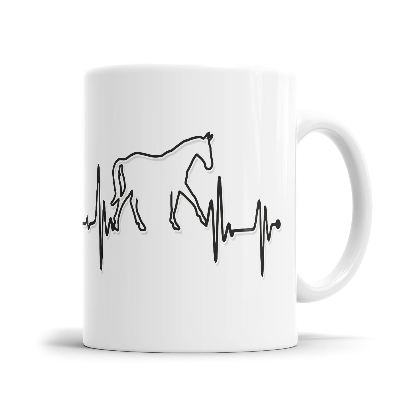 Pferd Herzschlag Tasse Mein Herzschlag Pferd Geschenkidee für Pferdeliebhaber - Fulima