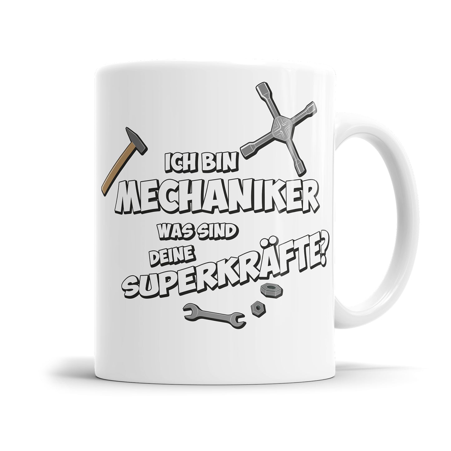 Mechaniker Tasse - Ich bin Mechaniker was sind deine Superkräfte?