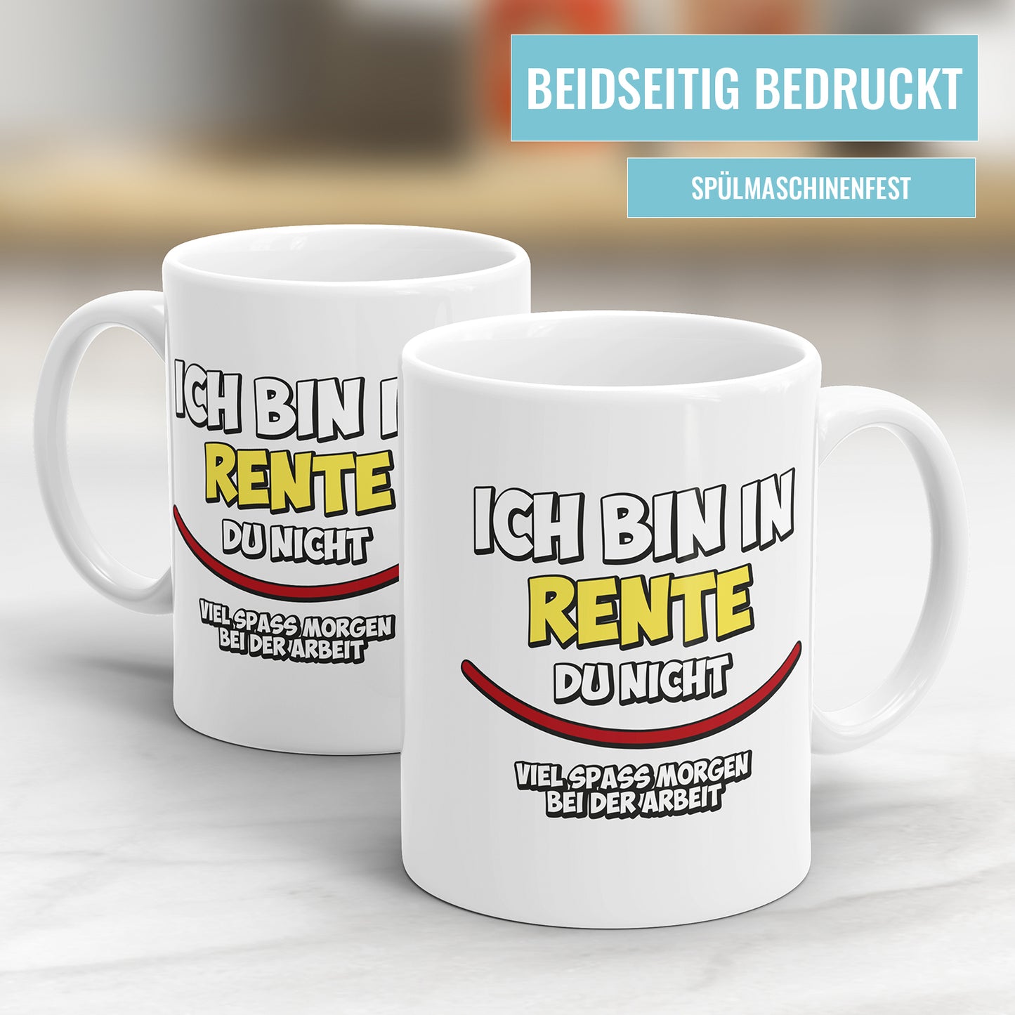 Ich bin in Rente du nicht viel Spass morgen bei der Arbeit - Rente Tasse - Fulima