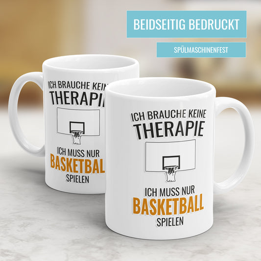 Ich brauche keine Therapie ich muss nur Basketball spielen Geschenkidee für Basketballer - Fulima