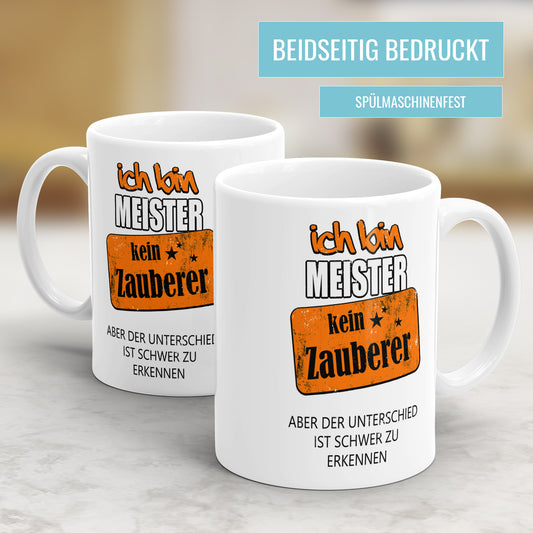 Ich bin Meister kein Zauberer - Tasse - Fulima