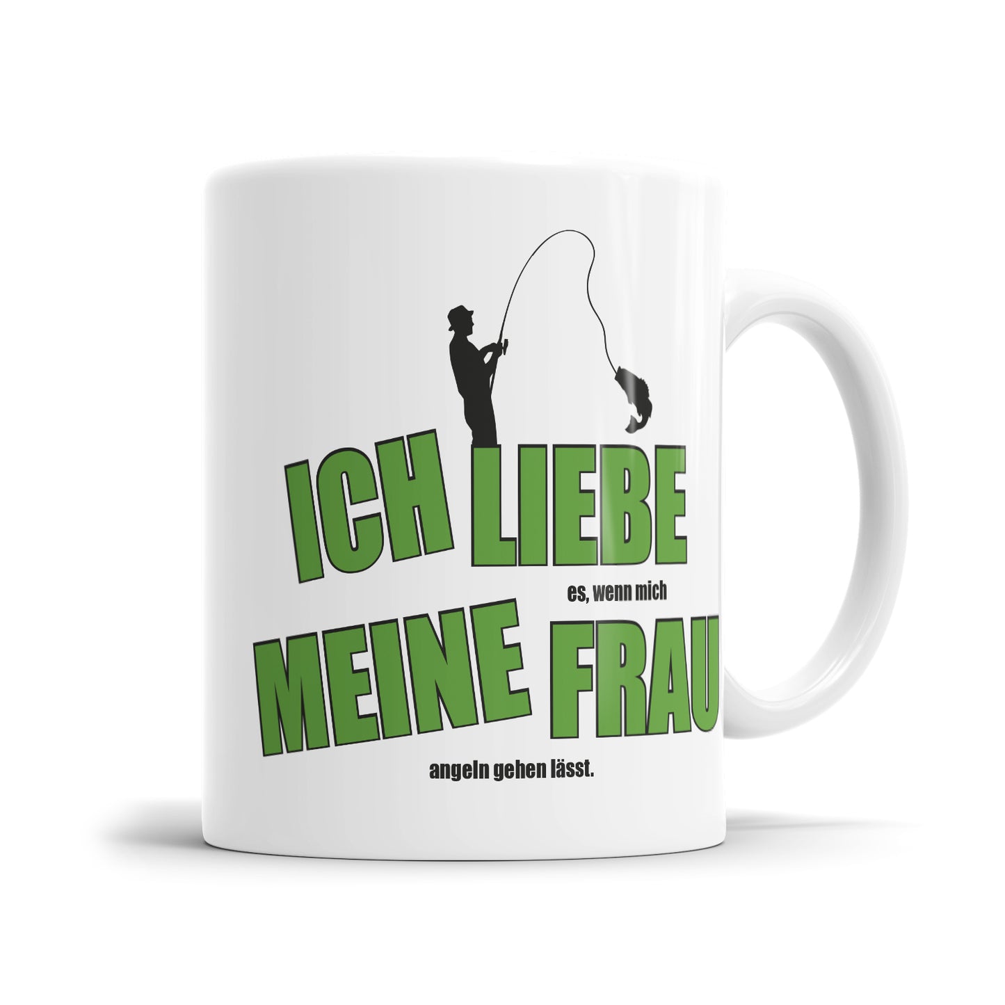 Ich liebe es wenn mich meine Frau angeln lässt Geschenkidee für Angler - Fulima