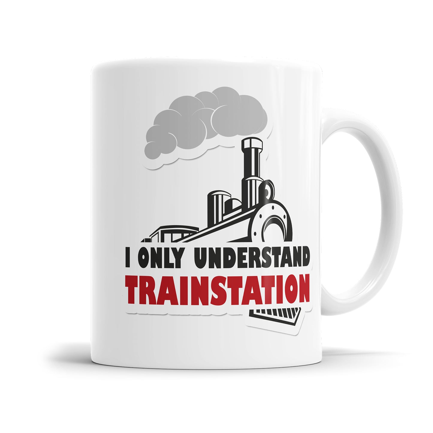 I only understand Trainstation mit Spruch Denglish