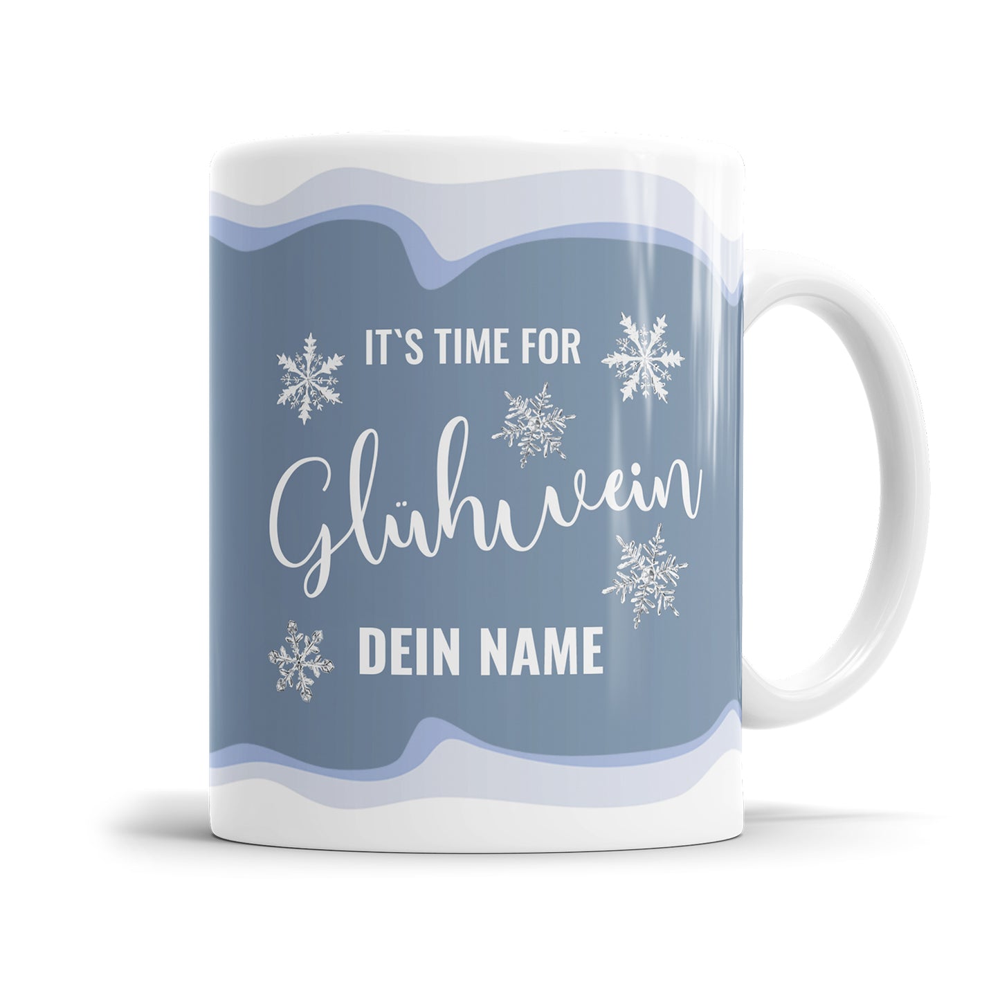 Personalisierte Weihnachtstasse - It's Time for Glühwein - Mit Namen - Fulima