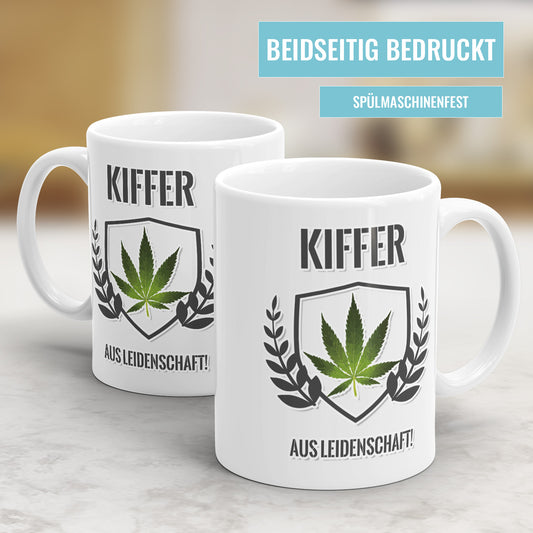 Kiffer aus Leidenschaft Tasse Geschenkidee für Kiffer - Fulima