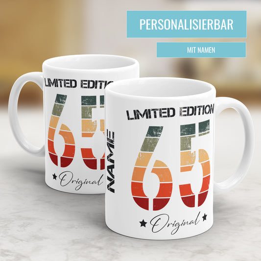 Limited Edition Original Grunge Vintage 65 - Geburtstag Tasse - Fulima