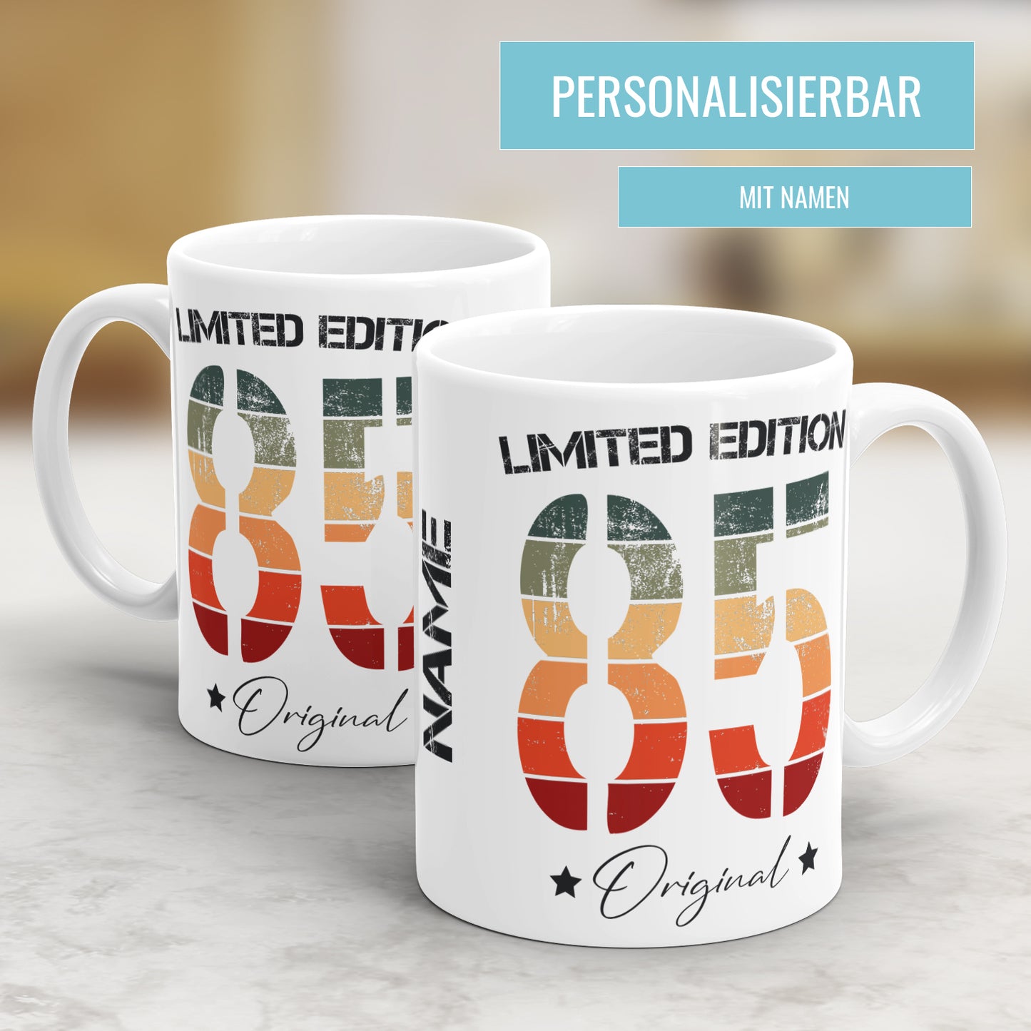 Limited Edition Original Grunge Vintage 85 - Geburtstag Tasse - Fulima