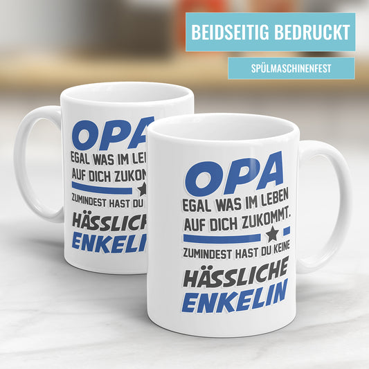 Opa egal was auf dich zukommt keine hässliche Enkelin - Opa Tasse - Fulima