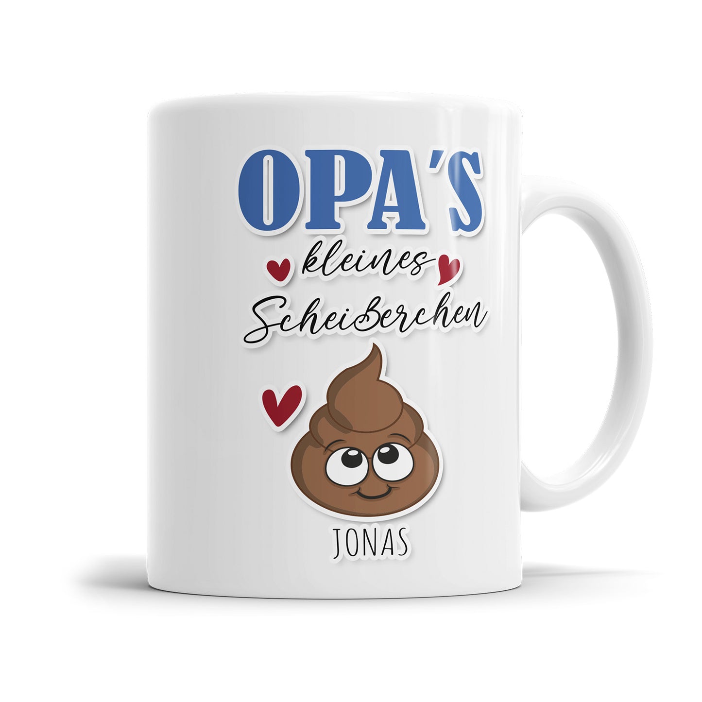 Opas kleine Scheißerchen 1-4 Kinder Tasse - Personalisierte Opa Tasse 1 Kind - Fulima