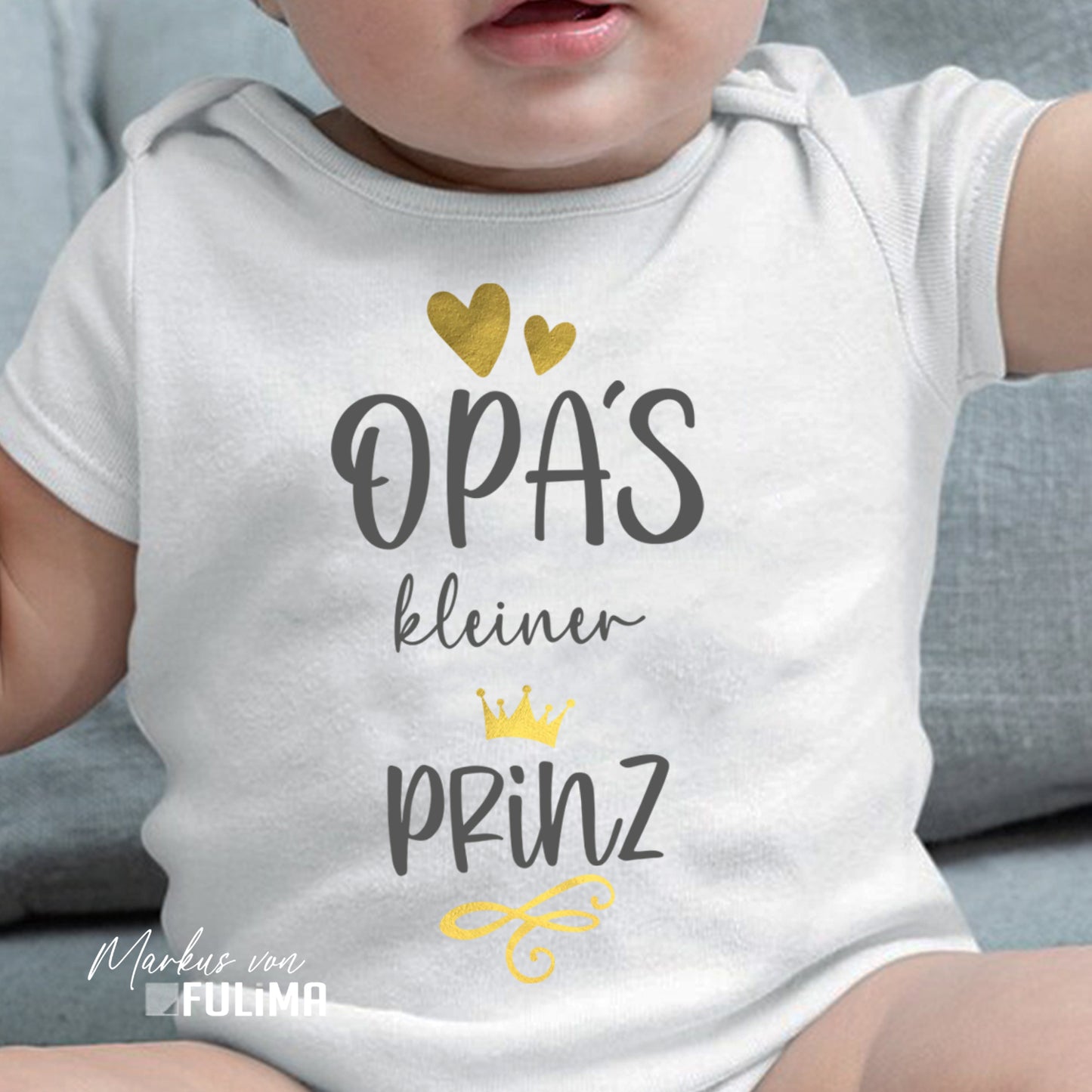 Babybody - Opas kleiner Prinz - FULiMA®