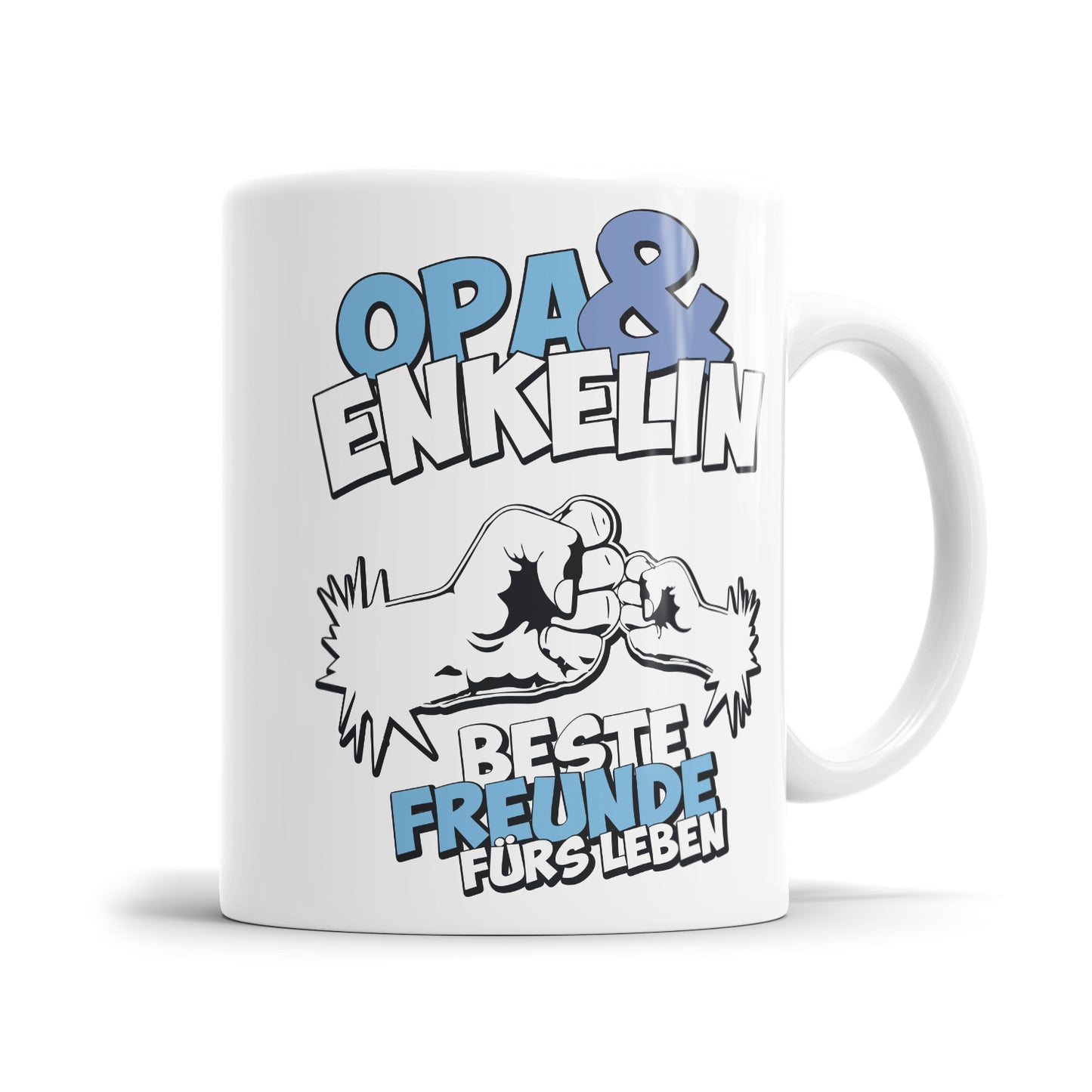 Opa und Enkelin beste Freunde fürs Leben Bester Opa Tasse - Fulima