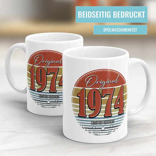 Original 1974 Retro Limited Edition - Geburtstag Tasse - Fulima