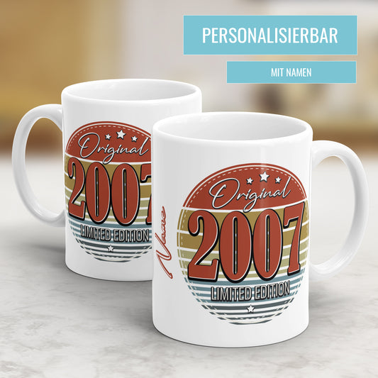 Original 2007 Retro Limited Edition - Geburtstag Tasse - Fulima
