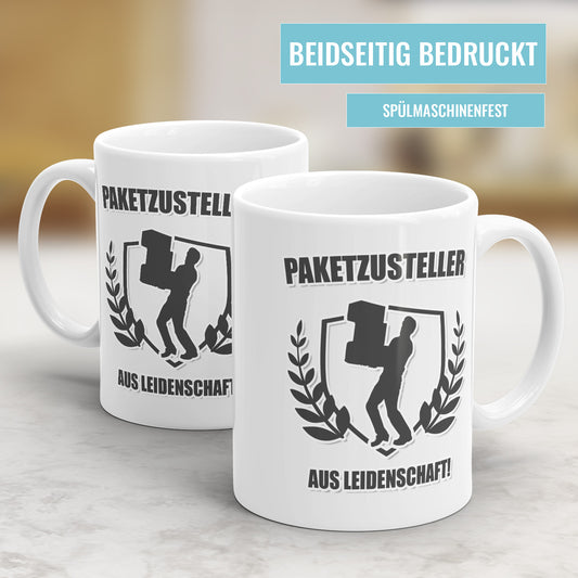 Paketzusteller aus Leidenschaft Tasse Geschenkidee für Paketzusteller - Fulima